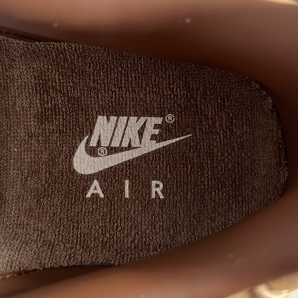 Nike Air Force 1 QS Natural, Underbrush and Acorn Sneakers - Picture 11 of 12